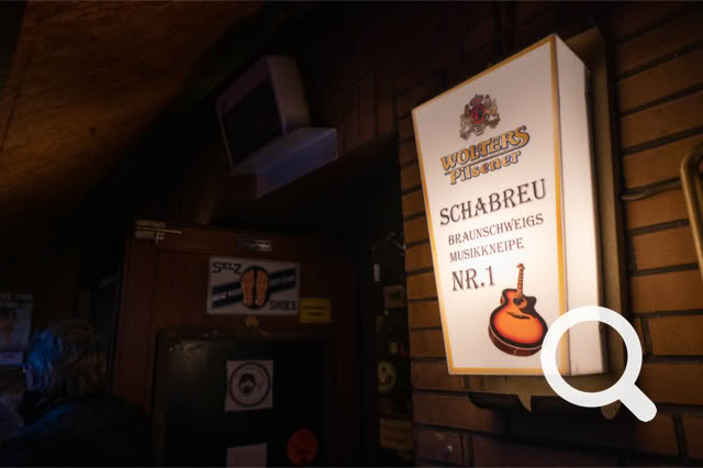 Leuchtreklame vom Schabreu
