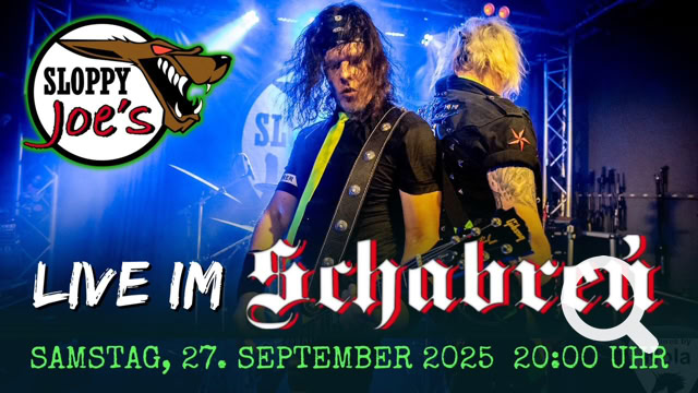 Sloppy Joe's Logo - Schon mehrfach haben sie live das Schabreu in Braunschweig gerockt.