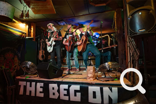 THE BEG ON rockt mit Coversongs live im Schabreu Braunschweig