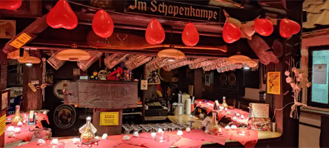 Hochzeitsdeko im Schabreu